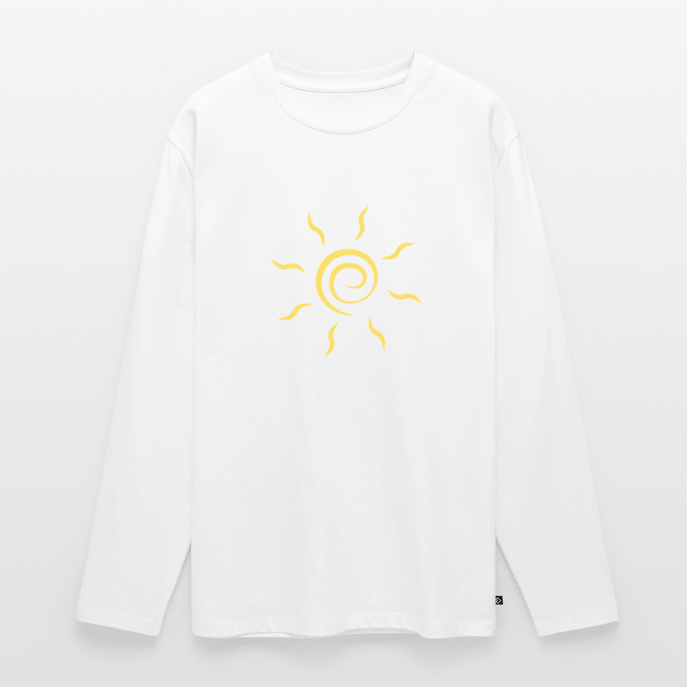 Men's Premium Organic Long Sleeve Shirt - white