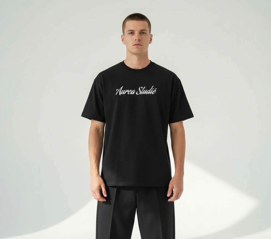 Black Cotton T-Shirt - Wear The Future